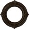 Ekena Millwork Benson Ceiling Medallion (Fits Canopies up to 6 1/8"), 11 1/8"OD x 6 1/8"ID x 5/8"P, Bronze CM11BNBZS - alternate 1